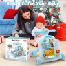 Centru Multifuncțional 4-în-1 pentru Copii - Plimbător, Masă de Joacă și Pian Interactiv