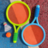 Set Rachete de Tenis și Badminton – 2 Rachete, Minge și Fluturaș (culoare aleatorie)