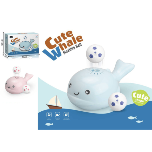 Balena Magică cu Mingiuță Plutitoare pentru Copii (culoare aleatorie)