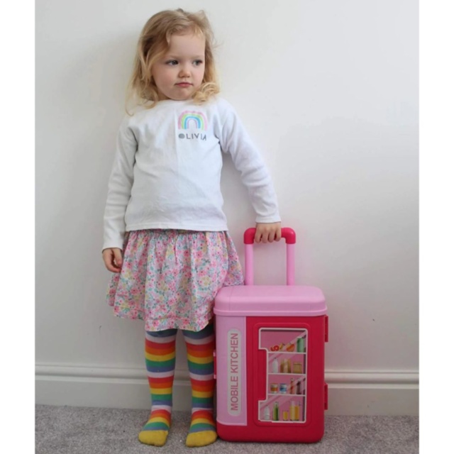 Bucătărie de Jucărie Portabilă 3-în-1 pentru Copii