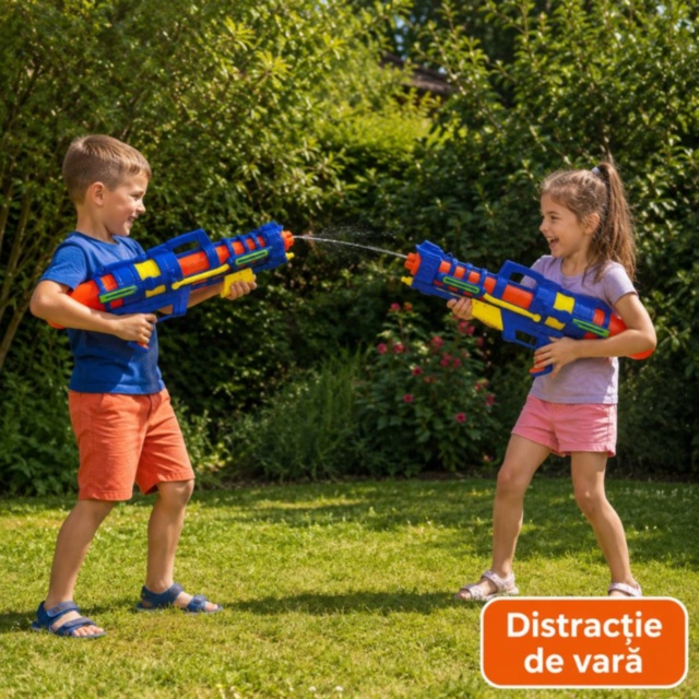 Pistol cu apă mare, cu pompare manuală, 70 cm