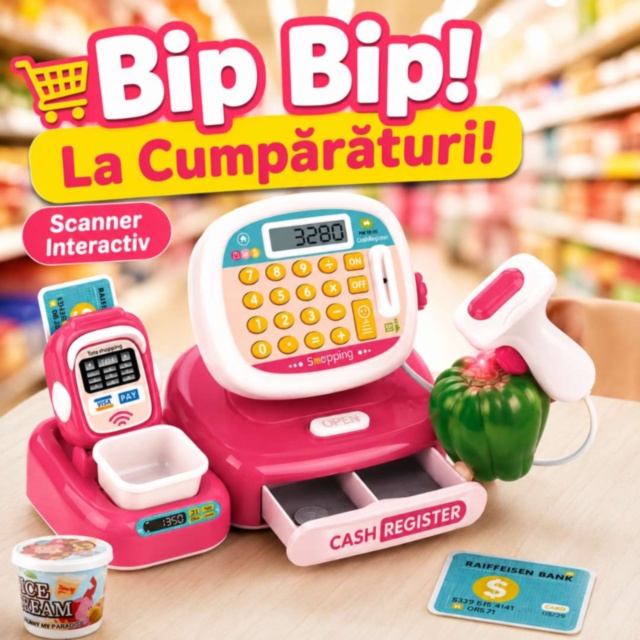 Casă de Marcat Interactivă cu Scanner și Accesorii
