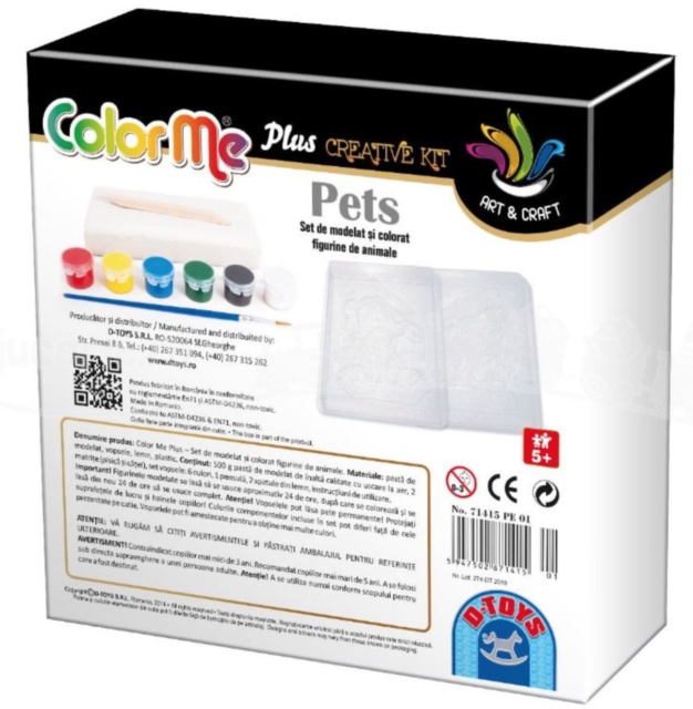 Color Me Plus Pisică și Cățel  joc creativ