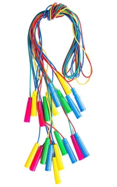 Coardă de Sărit Colorată 10buc,   260cm