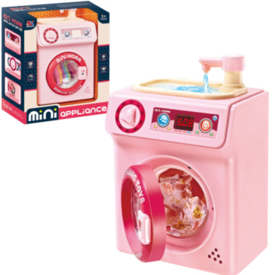 Mașina de Spălat Electrică cu Chiuvetă și Robinet prin care Curge Apa | image