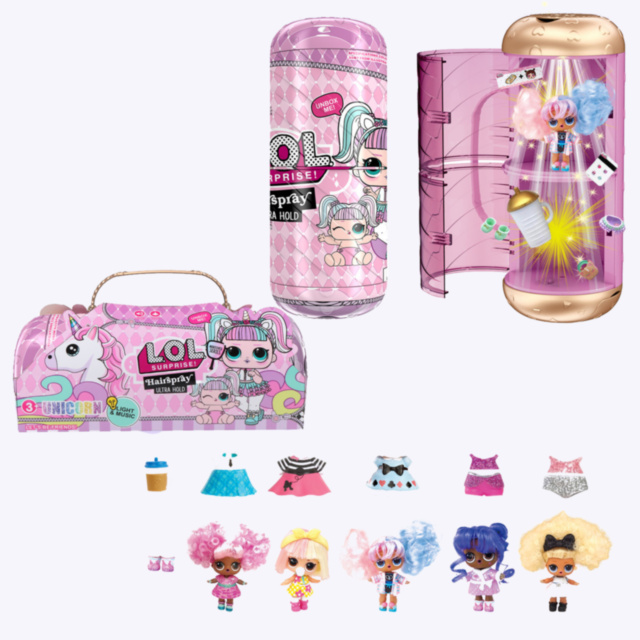 Capsula LOL Hairspray cu Muzică și Lumini