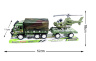 Camion Militar cu Trailer și Elicopter, 52cm