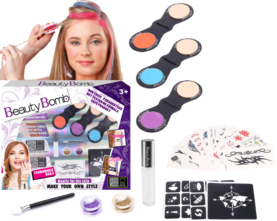 Set 2 în 1, Cretă pentru Șuvițe și Studiou de Tatuaje | image