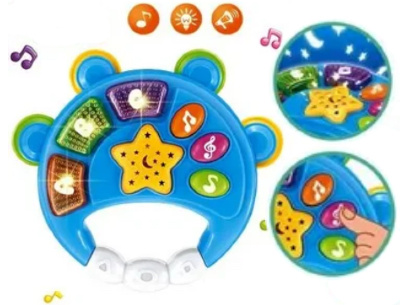 Jucărie muzicală interactivă cu butoane colorate | image