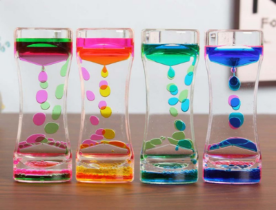 Clepsidră Lichidă Antistres cu Picături Colorate (culoare aleatorie) | image