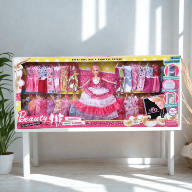 Păpușă cu Rochii și Accesorii 75 cm Set