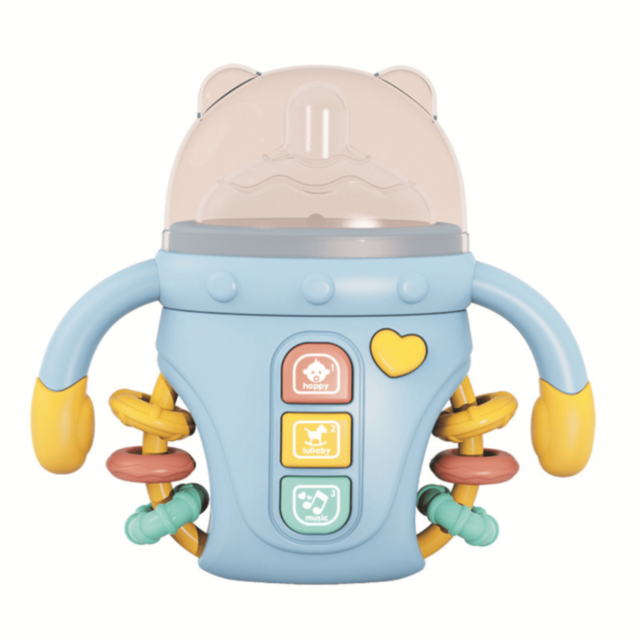Biberon Jucărie cu Lumină, Muzică și Butoane Interactive (culoare aleatorie)