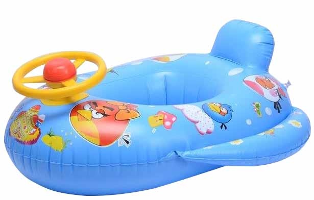 Bărcuță Gonflabilă cu Volan și Claxon