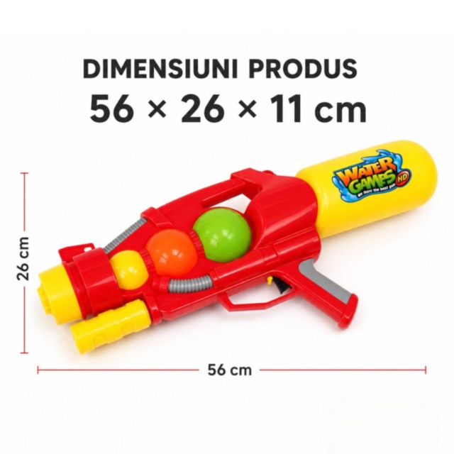 Pușcă cu apă manuală pentru joacă de vară