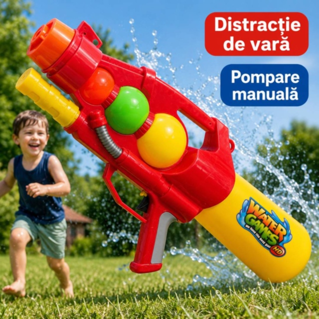 Pușcă cu apă manuală pentru joacă de vară