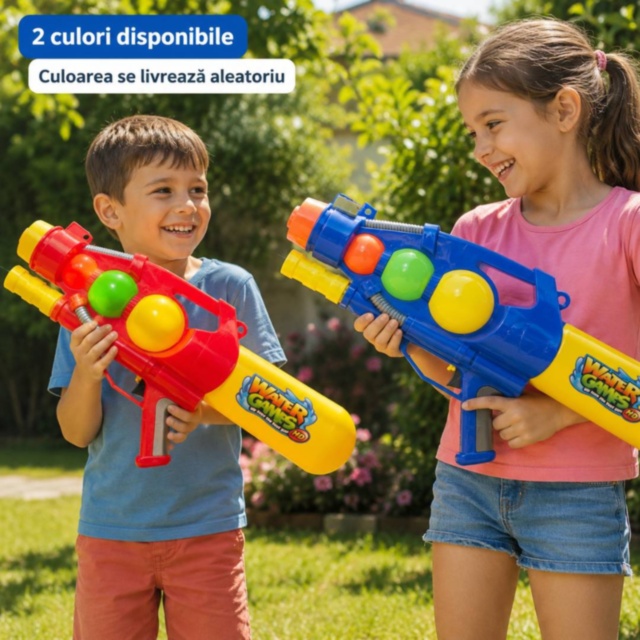 Pușcă cu apă manuală pentru joacă de vară