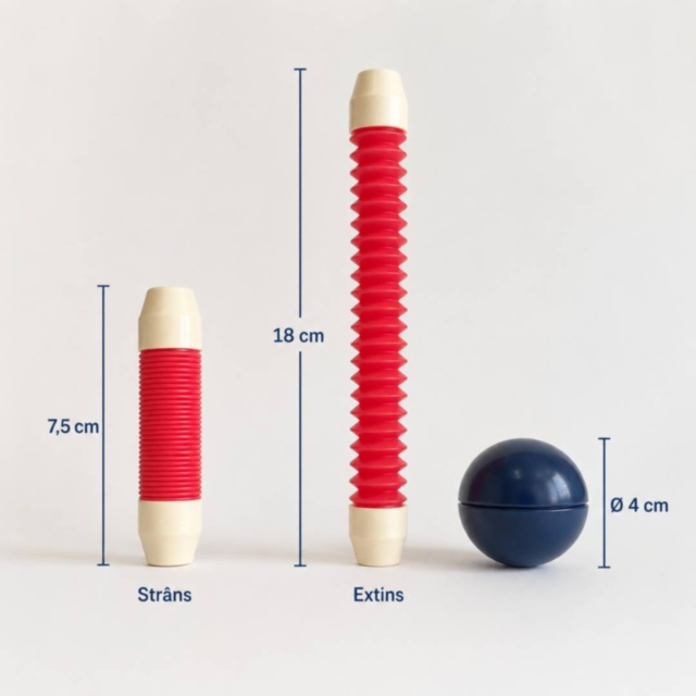Set magnetic de construcție flexibil cu 45 de piese