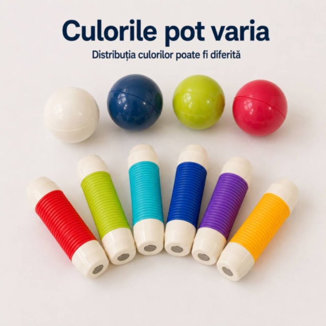 Set magnetic de construcție flexibil cu 45 de piese