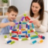 Set magnetic de construcție flexibil cu 45 de piese