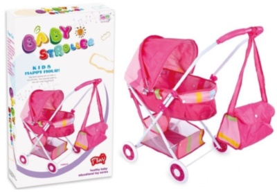 Cărucior Landou cu Geantă pentru Păpuși | image