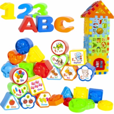 Căsuța cu Stivuitor de Cifre și Forme Geometrice, 49 detalii | image