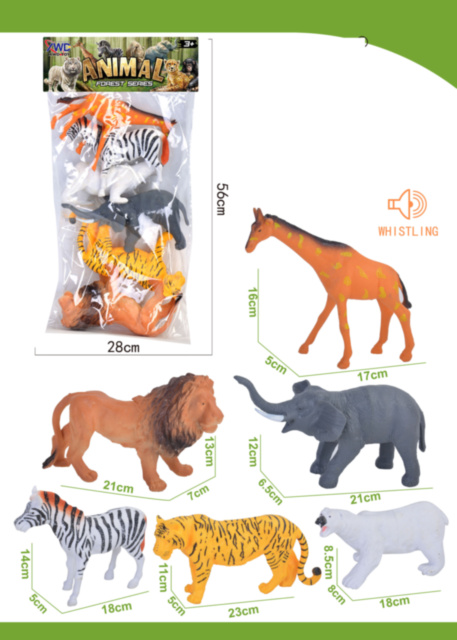 Mega Set 6 Animale din Junglă