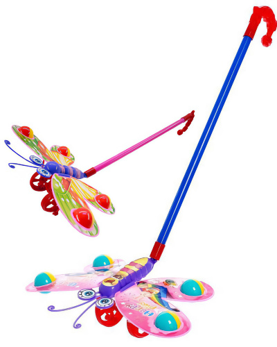 Fluture pe Băț de Împins | image