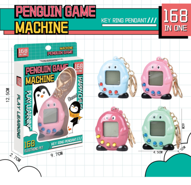 Tamagotchi Electronic de Buzunar cu 168 Animăluțe Virtuale