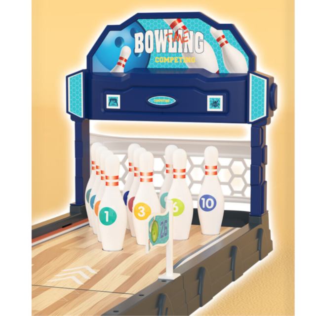 Bowling de masă cu catapultă