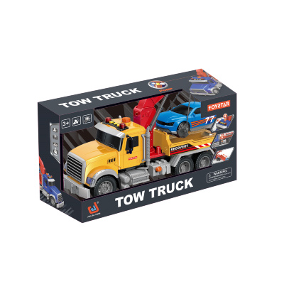 Evacuator cu Mașinuță, Sunete, Lumini, Braț de Tractare Pneumatic | image