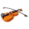 Vioară de Jucărie Realistă cu Arcuș – Pentru Micii Muzicieni (culoare aleatorie)
