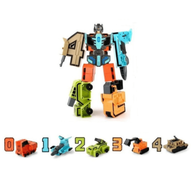 Robot Transformabil 5 în 1 Digital Cool Team