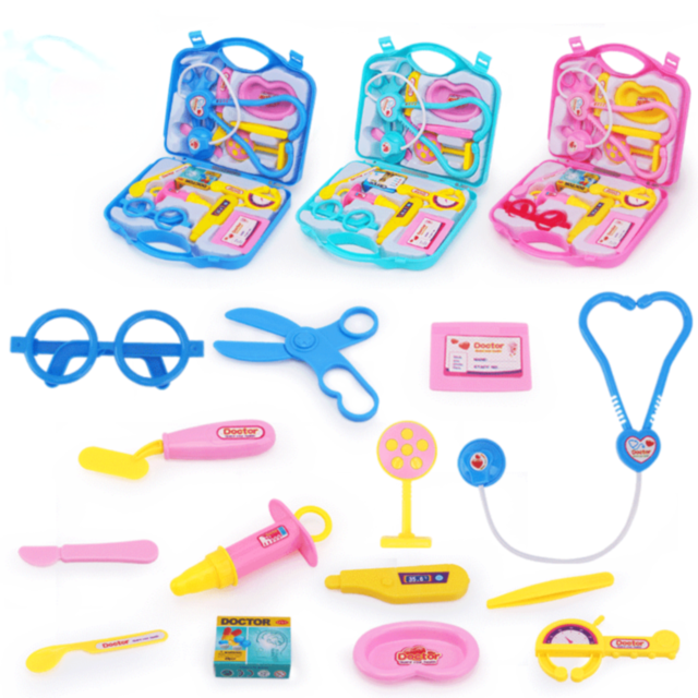 Set Doctor 15 Piese cu Geantă și Accesorii (culoare aleatorie)