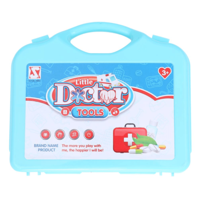 Set Doctor 15 Piese cu Geantă și Accesorii (culoare aleatorie)