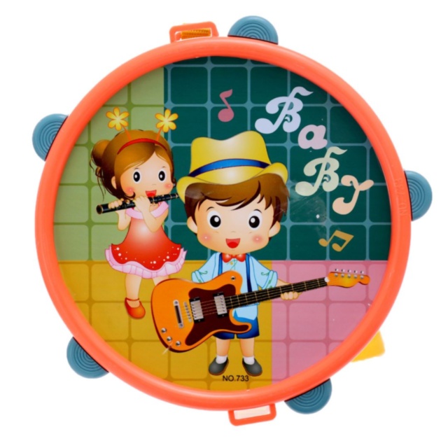 Tobă pentru Copii cu Bețe și Curea (culoare aleatorie)