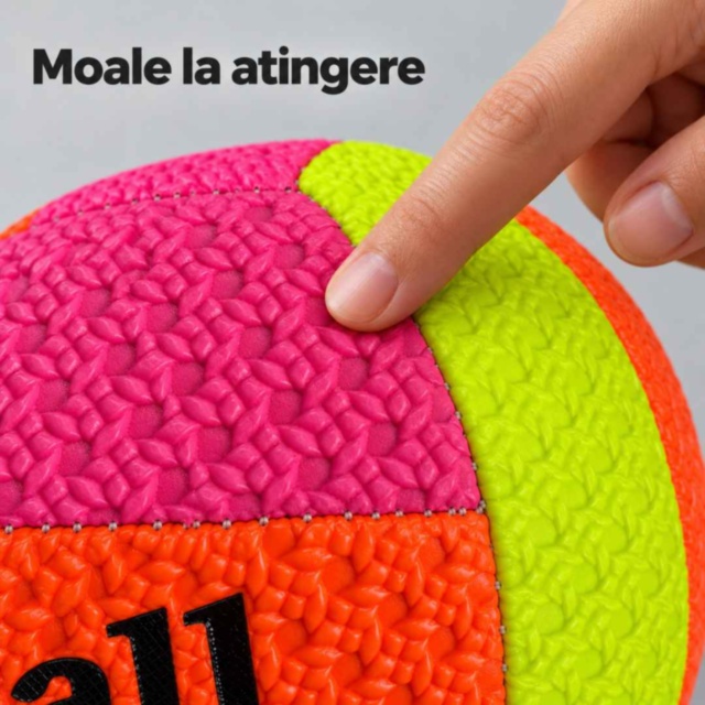 Minge de volei soft touch nr. 5 colorată