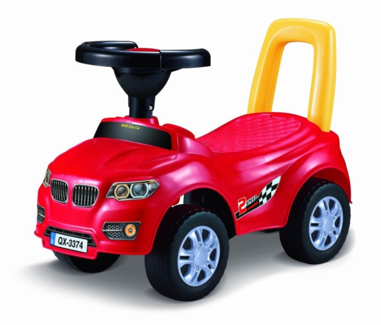 Mașinuță fără Pedale Acționată cu Picioarele 