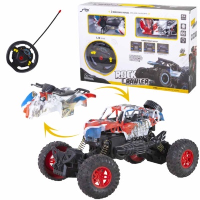 Mașina Rock Crawler Teleghidată cu Caroserie de Schimb | image