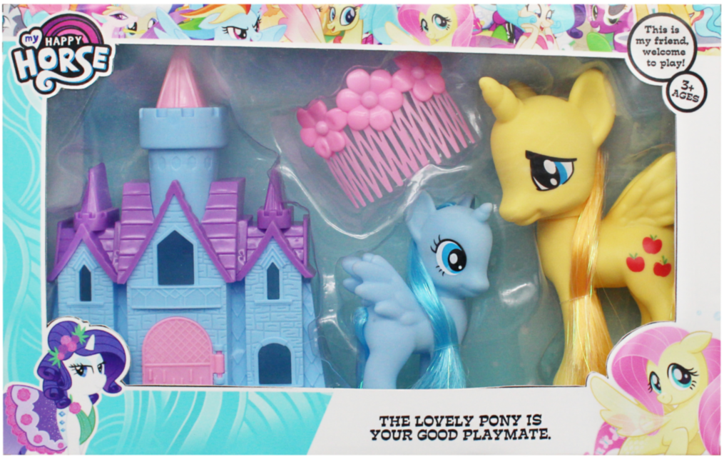 Set 2 Ponei cu Castel