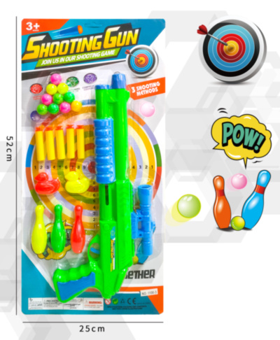 Pușca cu 10 Bile, 5 Ventuze, Popice și Rățuște  | image