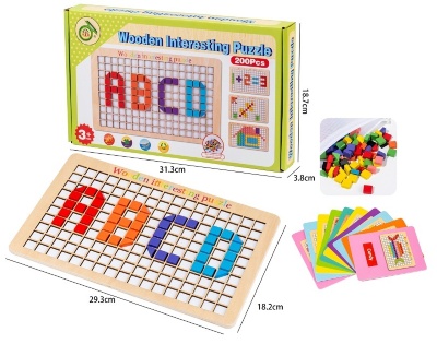 Mozaic din Lemn Montessori | image