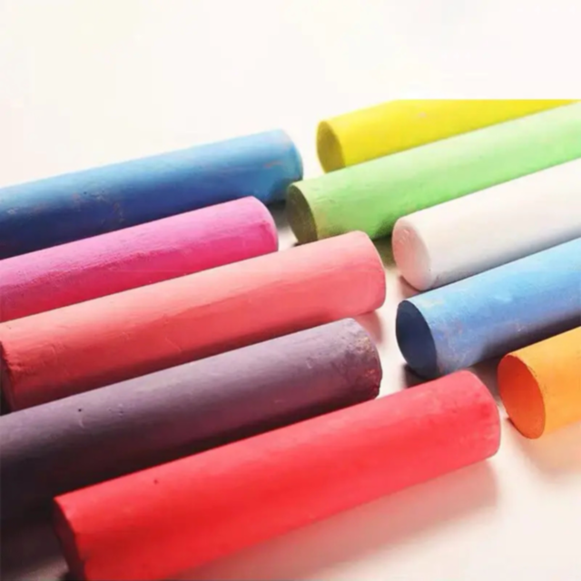 Set de Crete Colorate Lavabile pentru Trotuar - 12 Bucăți