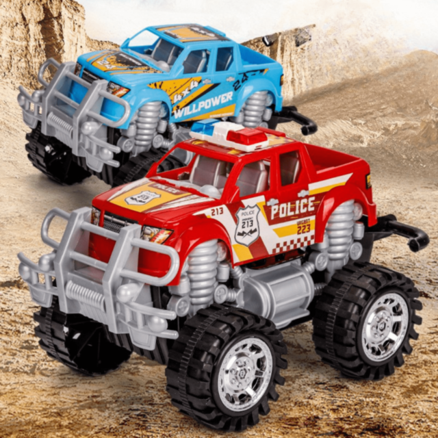 Mașină Off-Road cu Inerție Poliție și Curse (culoare aleatorie)