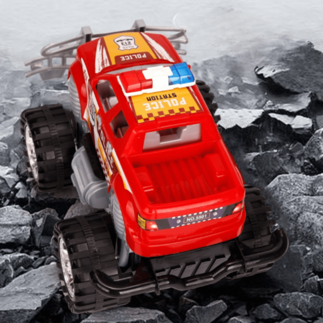 Mașină Off-Road cu Inerție Poliție și Curse (culoare aleatorie)