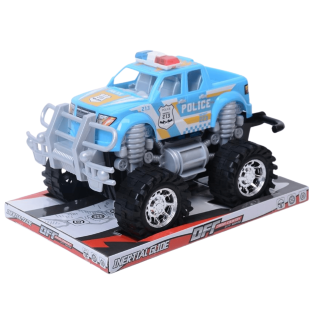 Mașină Off-Road cu Inerție Poliție și Curse (culoare aleatorie)