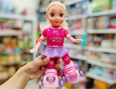 Păpușă Interactivă pe Role cu Lumină și Muzică (culoare aleatorie)  | image