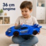 Mașină sport de poliție cu inerție, lungime 36 cm