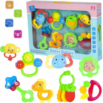 Set 8 Zornăitoare Multicolore, 7 pentru Dentiție | image