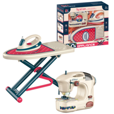 Set Mașină de Cusut, Fier și Masă de Călcat Electrice | image