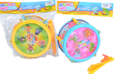 Tobă Multicoloră, 19cm | image